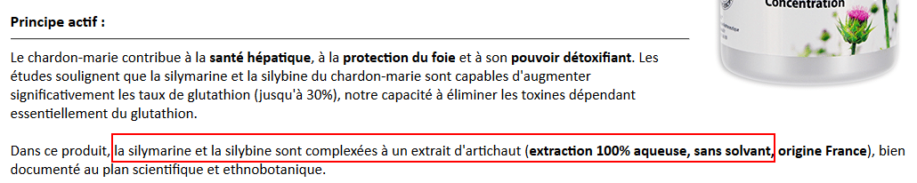 nutrixeal solvant